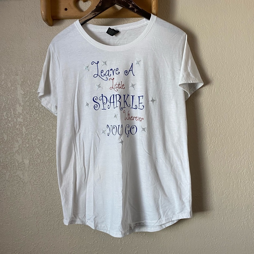 Leave a little sparkle wherever you go t-shirt